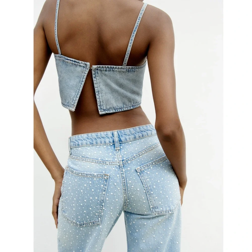 ZARA PEARL TRF WIDE LEG JEANS_6